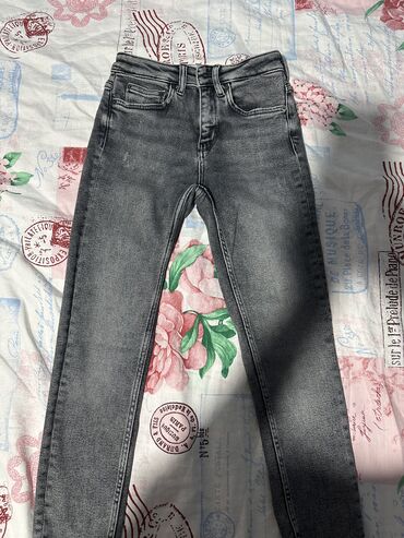 Джинсы: Джинсы, Скинни, Zara basic, Турция, Средняя талия, XS (EU 34)