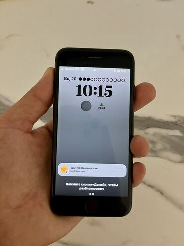 бытовая техника бишкек в рассрочку: IPhone 8, Колдонулган, 64 ГБ, Jet Black, Каптама, 100 %