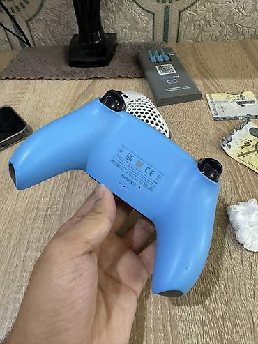 Видеоигры и приставки: Məhsul: Sony PlayStation 5 DualSense simsiz oyun pultu – açıq mavi — 3
