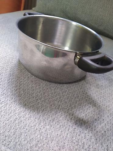 cotex posteljine: Set inox posuđa 18/10 – lonci i šerpe sa poklopcem korisceni par puta — 9