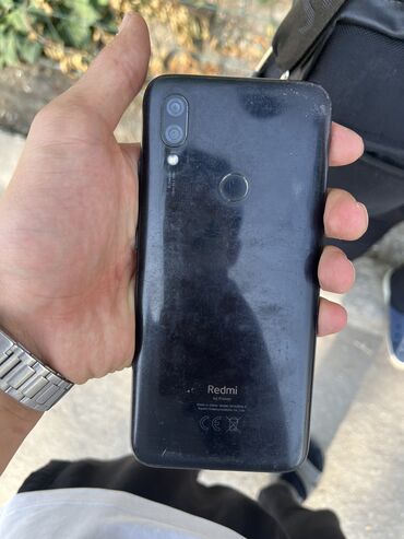 оперативная память ddr: Redmi, Redmi 7, Колдонулган, 32 ГБ, түсү - Кара, 2 SIM