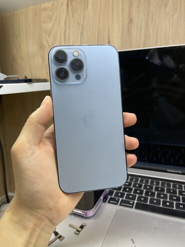 Apple iPhone: IPhone 13 Pro Max, Б/у, 128 ГБ, Pacific Blue, 88 %