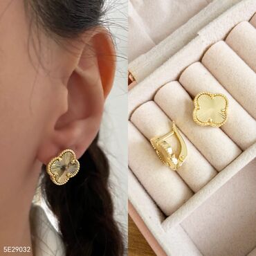 Bijuteriya dəstləri: Qızıl rəngli bijuteriya dəstləri 1) Qırmızı daşlı “marquise” forması — 20