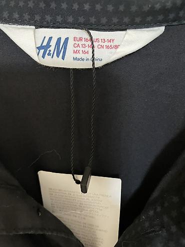 Kişi geyimləri: Köynək, H&M, S, rəng - Qara — 2
