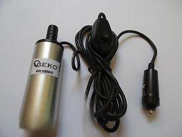 Ostali alati i mašine: GEKO 12V potopna pumpa za gorivo/vodu – set Opis: - Kompaktna potopna — 9