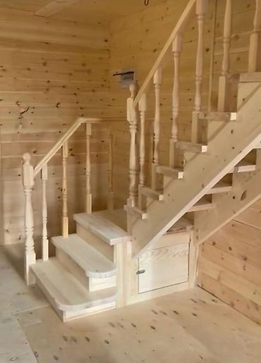 Готовые перила: Продаем перилы из 100%сухой сосны В наличии 3-метровые по 1100 с — 10