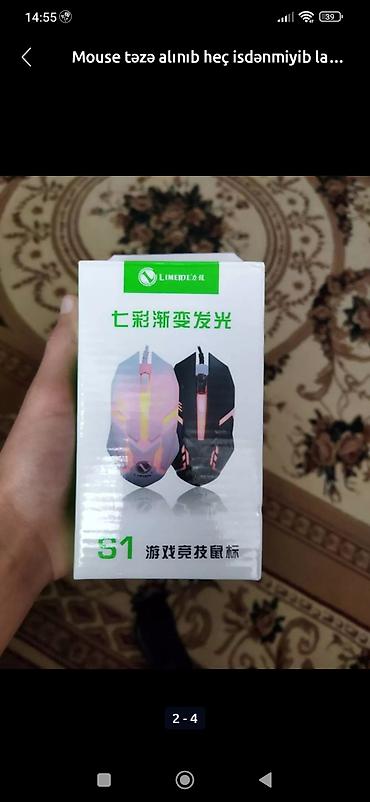 hp rtl 8822ce: Game Mouse: Siçan təp-təzədir hec işlənməyib.Real alıcıya endirim — 1