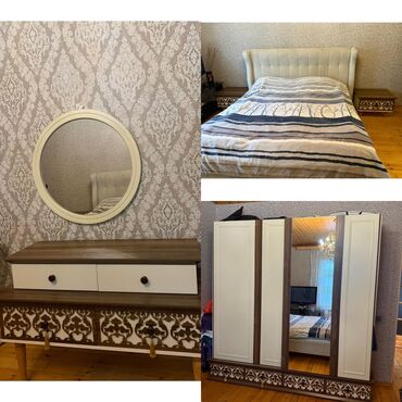 Divan və masa dəstləri: ✅Yatağa dest-i satilir 600 manata türkiye istejsali. Taxt eni