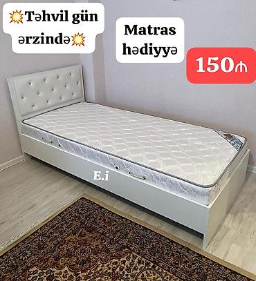 mebel bərpası: Yeni, Təknəfərlik çarpayı, Matras ilə — 2