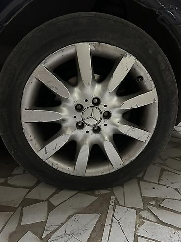 215 90 15: Литые Диски R 18 Mercedes-Benz, отверстий - 5, Б/у — 1