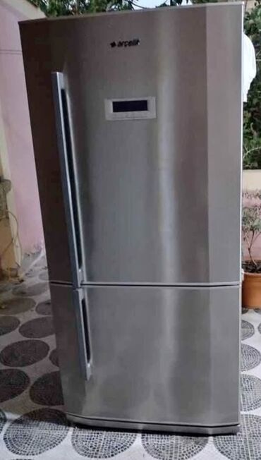 soyuducu et: 2 qapılı Arcelik Soyuducu Satılır, rəng - Boz