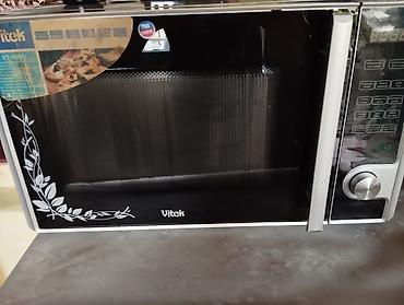 il: Vitek mikrodalğalı soba, model VT-1683 (ön şüşədə dekorativ ağ naxış) — 1