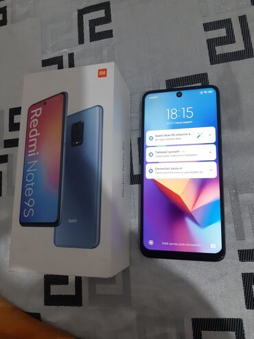 Xiaomi: Xiaomi Redmi Note 9S, 128 GB, rəng - Ağ, 
 Barmaq izi, İki sim kartlı