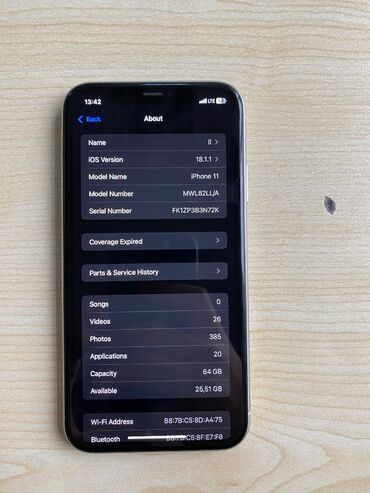 iphone ag: IPhone 11, 64 GB, Ağ