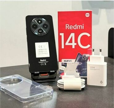 Redmi: Redmi, Redmi 14C, Новый, 256 ГБ, цвет - Черный, 2 SIM