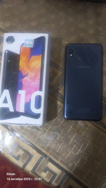 samsunq alpha: Samsung Galaxy A10, 32 GB, rəng - Qara, İki sim kartlı