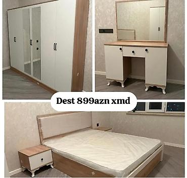 iwlenmiw tek kravat: Yataq otağı dəsti Tərkibi: - 4 qapılı dolab – iki orta qapıda tam boy — 1