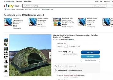 Oprema za kampovanje: Kamuflažni šator za kampovanje na otvorenom - Tip: kupolasti/dome — 3