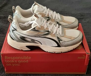 Krasofkalar və idman ayaqqabıları: Puma Milenio Tech ağgümüşübejiviy rənglərin qarışığıdır — 4