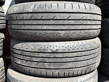 шины 215 60 r17: 215/60/17 2 шт пара в идеальном состоянии фирма Bridgestone — 1