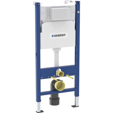 tualet bacoku: Geberit Alpha 12 cm Baçok+ Xrom qapaq