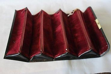 Kutije za odlaganje: STARA KOŽNA TORBICA, RETKO | Veoma lepa stara kožna torbica — 4