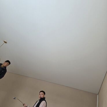 Натяжной потолок: Натяжной потолок Матовое Монтаж