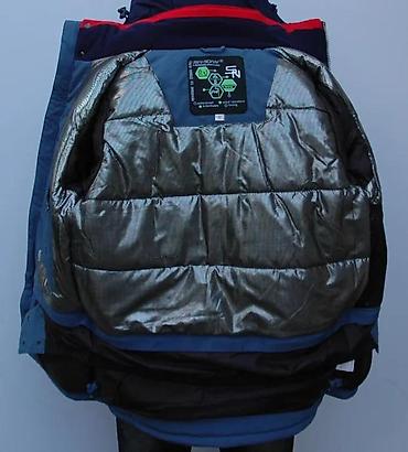 Zimske jakne: Muška zimska jakna sa kapuljačom - Boje: teget, crvena i siva/plava — 4