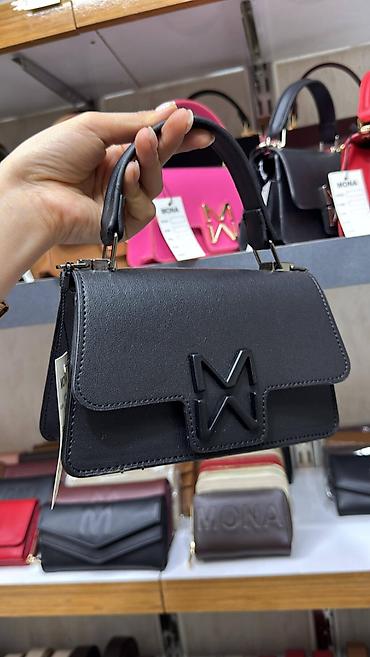 Torbe: Mini torba sa ručkom – model “M” logo - Struktura: kompaktna — 8