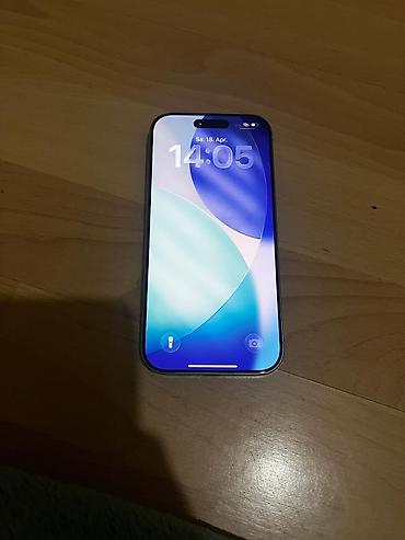 Apple iPhone: IPhone 15 Pro Max, Б/у, 256 ГБ, Black Titanium, Кабель, 78 % — 2