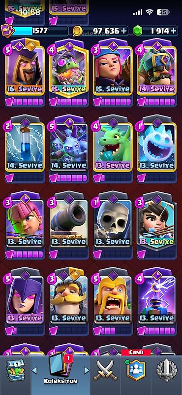 oyuncaq ti̇r: Clash royale hesabi, çox sey danismaq istemirem fikri ciddi olan — 1