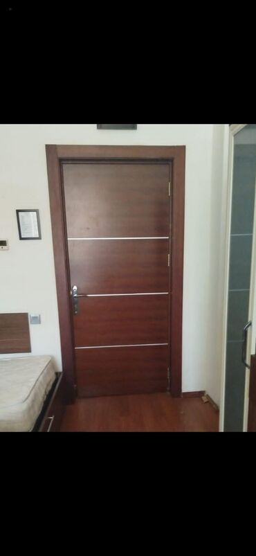 kreditle qapi: Qonaq otağı üçün İşlənmiş Otaq qapısı 90x205 sm Zəmanətsiz, Ünvandan götürmə