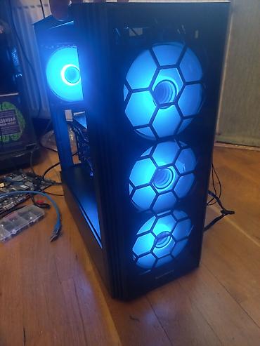 ventilator notebook: RGB işıqlı oyun/iş stasionar kompüter korpusu.Muxtelif rejimde — 3