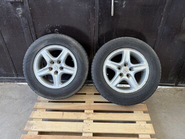 сколько стоят зимние шины на машину: Колеса в сборе 215 / 70 / R 16, Всесезонная, Б/у, Пара, Легковые, Литые, отверстий - 5