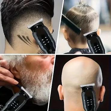 audio oglasi: Punjiva električna mašinica za šišanje/trimer za kosu T NOVO — 7