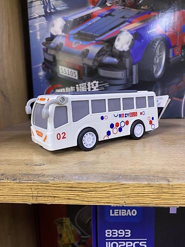 Игрушечный автобус RAZYBUS - Тип: инерционная машинка-автобус -