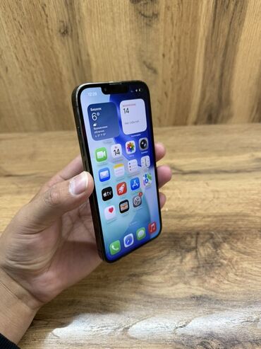 Apple iPhone: IPhone 13 Pro, Б/у, 128 ГБ, Графит, Чехол, 77 % — 7