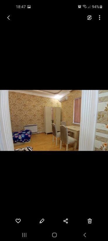 Uzunmüddətli kirayə mənzillər: Yasamal Asan Xidmetin Arxasinda 2/1 mertebesinde 1 otagli tam temirli — 11