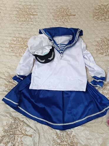 Үй декору: Продаю костюм морячки для девочки на шесть десять лет