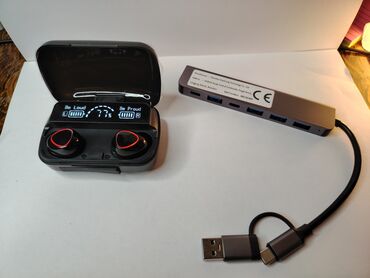 cib wifi haqqinda: Paketdə iki məhsul: 1) M10 TWS Bluetooth 5.3 qulaqlıqlar - Şarj qabı