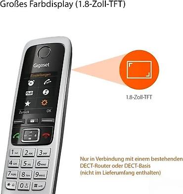 Fiksni telefoni: Gigaset bežični DECT slušalica sa bazom - Veliki TFT kolor ekran od — 3