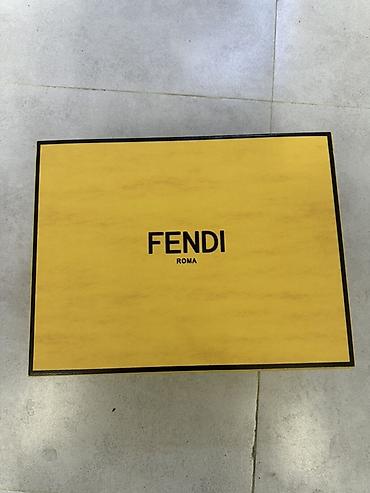 китон джинсы: Кроссовки Fendi (Roma) в фирменной коробке. - Модель: низкие — 3