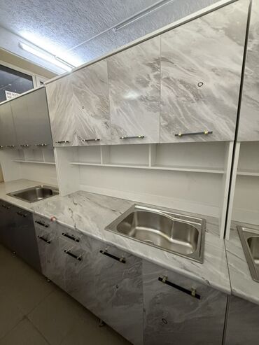 Кухонные гарнитуры: Кухонный гарнитур, Новый, цвет - Белый, Бесплатная доставка — 22