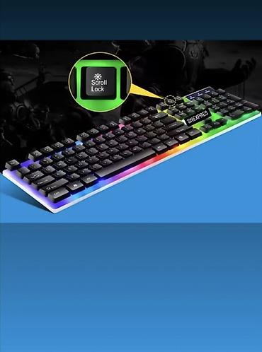 Настольные ПК и комплектующие: RGB arxa işıqlandırmalı tam ölçülü klaviatura - Rəngli LED — 2