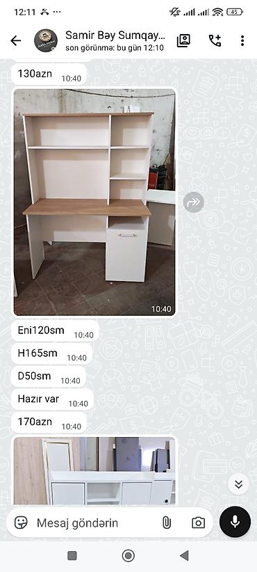 Düz masa, Stulsuz, Polkalı, Siyirməli, Sadə laminat