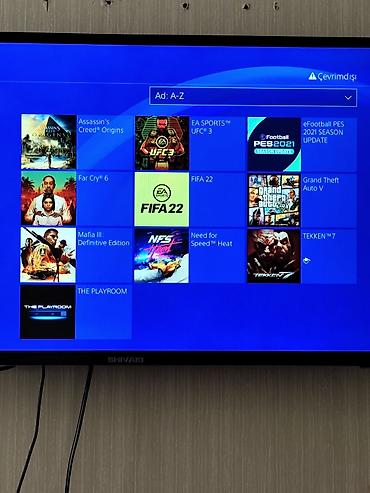 playroom: PlayStation 4 (PS4) FAT konsolu – 1 TB (təxminən 861,4 GB istifadə — 4