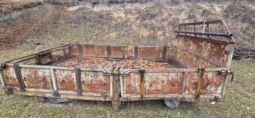 Yük maşınları üçün qoşqular: Bortları açılan kuza. Uzunluğu 4,3 m Eni 2,5 m Tam dəmir kuza — 3