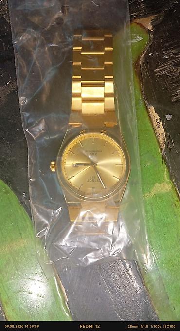 Наручные часы: Tissot PRX Powermatic 80 – qızılı rəngli kişi saatı - Brend/model — 2