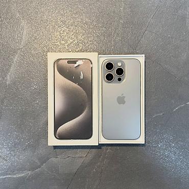 nar şiresi çeken: IPhone 15 Pro, Natural Titanium, Face ID — 1