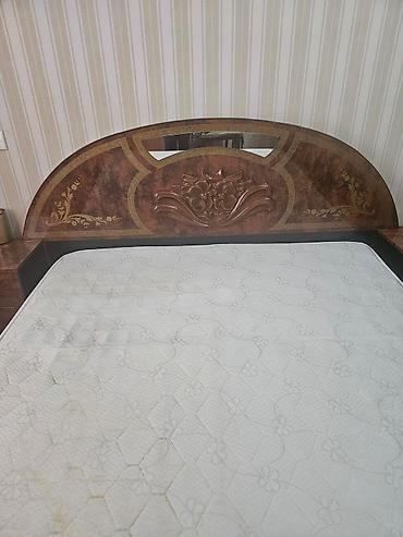 Çarpayılar: İşlənmiş, İkinəfərlik çarpayı, Bazasız, Matras ilə, Azərbaycan — 5